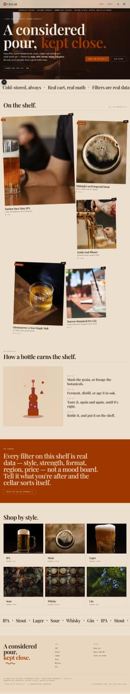 CELLAR — Craft Beer & Spirits preview