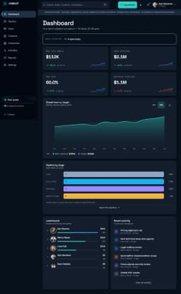 CONDUIT — Sales CRM Dashboard preview