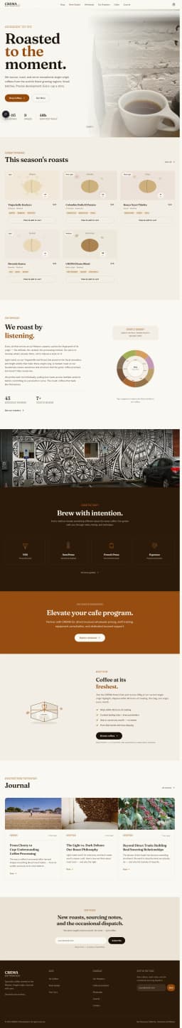 CREMA — Specialty Coffee Roaster & Café preview