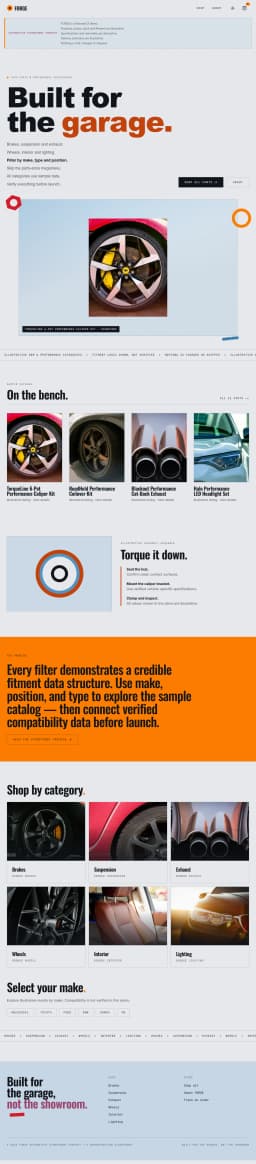 FORGE — Auto Parts & Performance preview