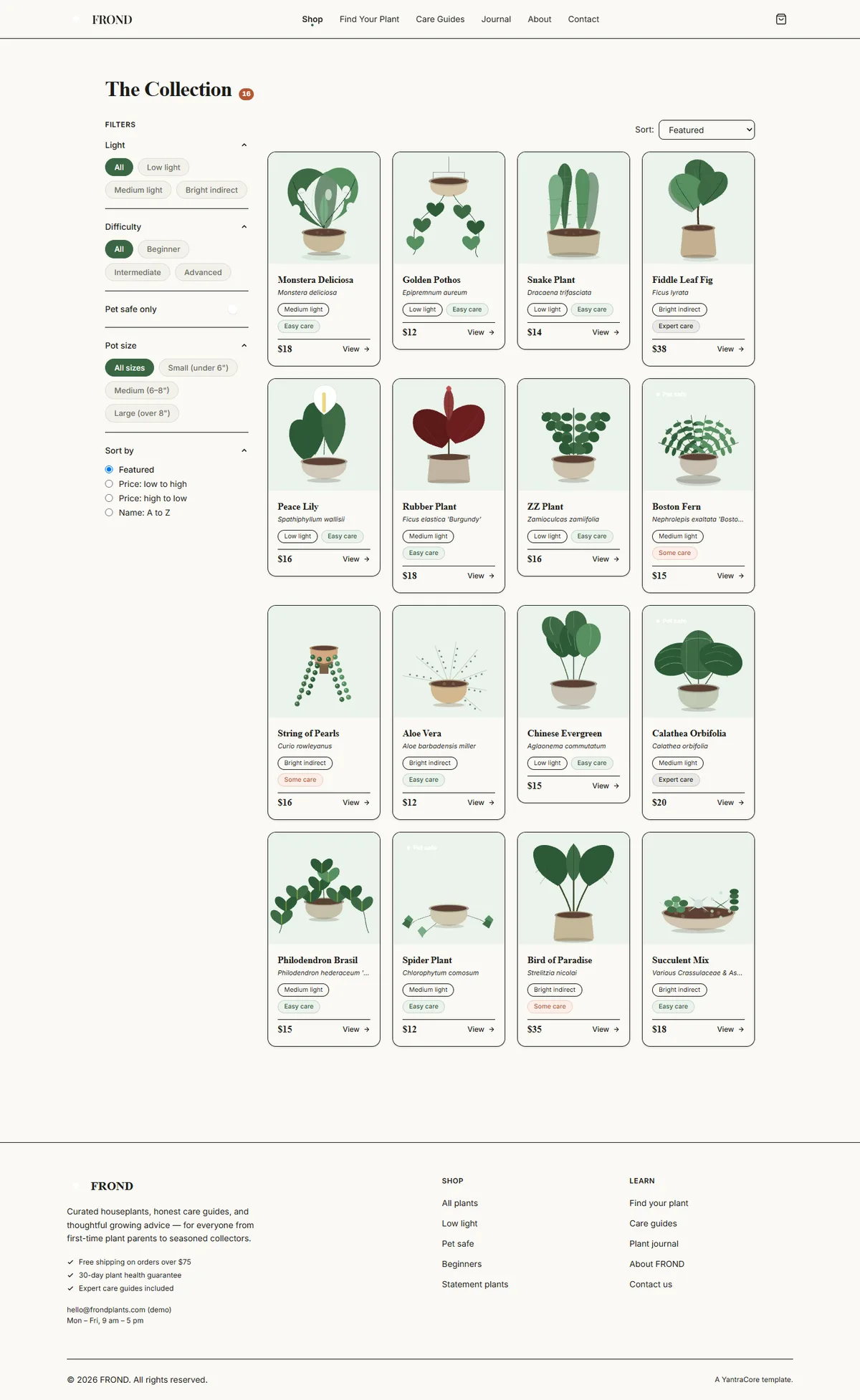 FROND — Houseplants & Nursery — screenshot 6