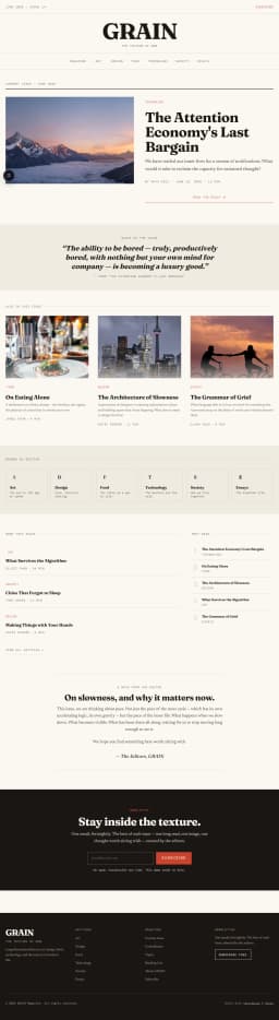 GRAIN — Digital Culture Magazine preview