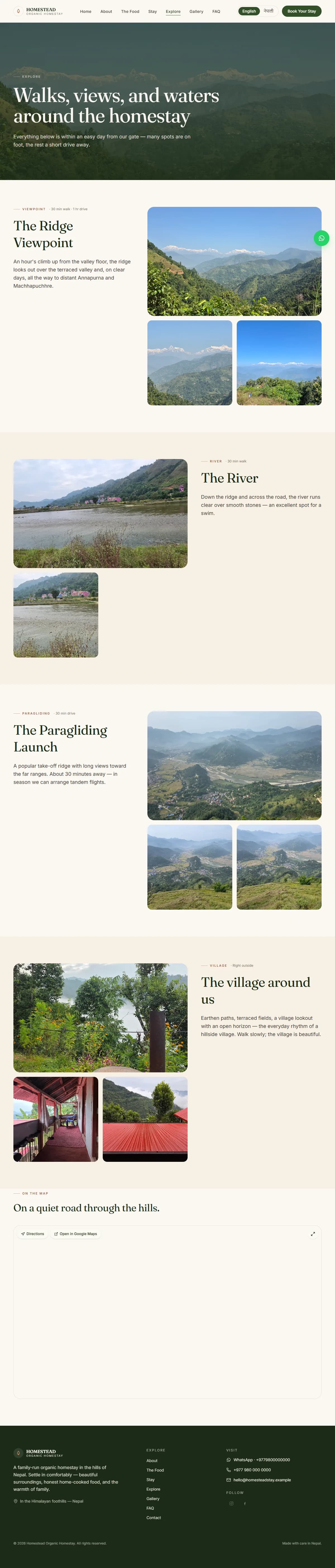 HOMESTEAD — Organic Homestay & Farm Stay — screenshot 3