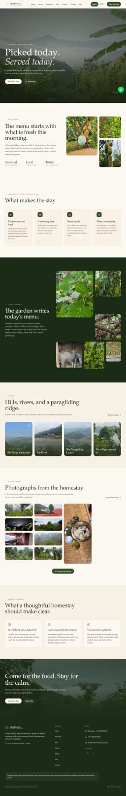 HOMESTEAD — Organic Homestay & Farm Stay preview