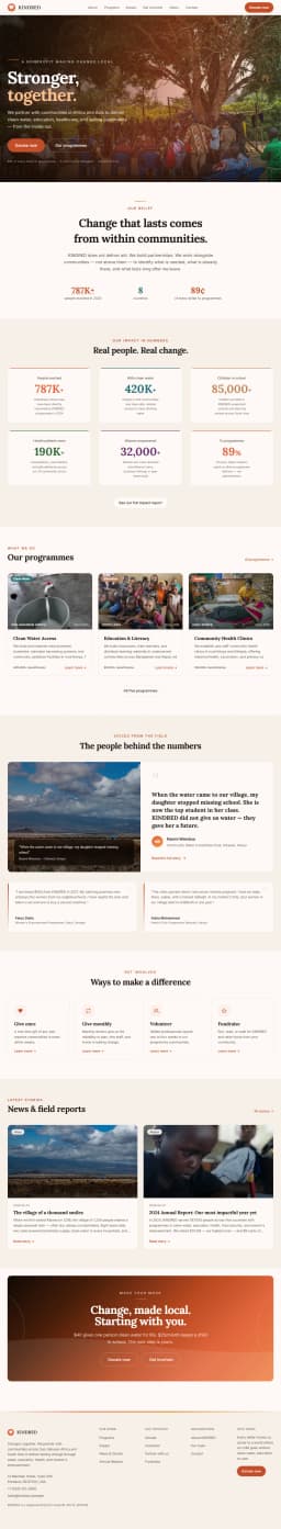 KINDRED — Nonprofit & Charity preview