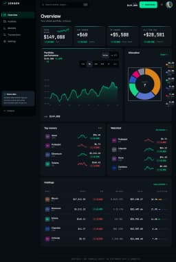 LEDGER — Crypto Portfolio Dashboard preview