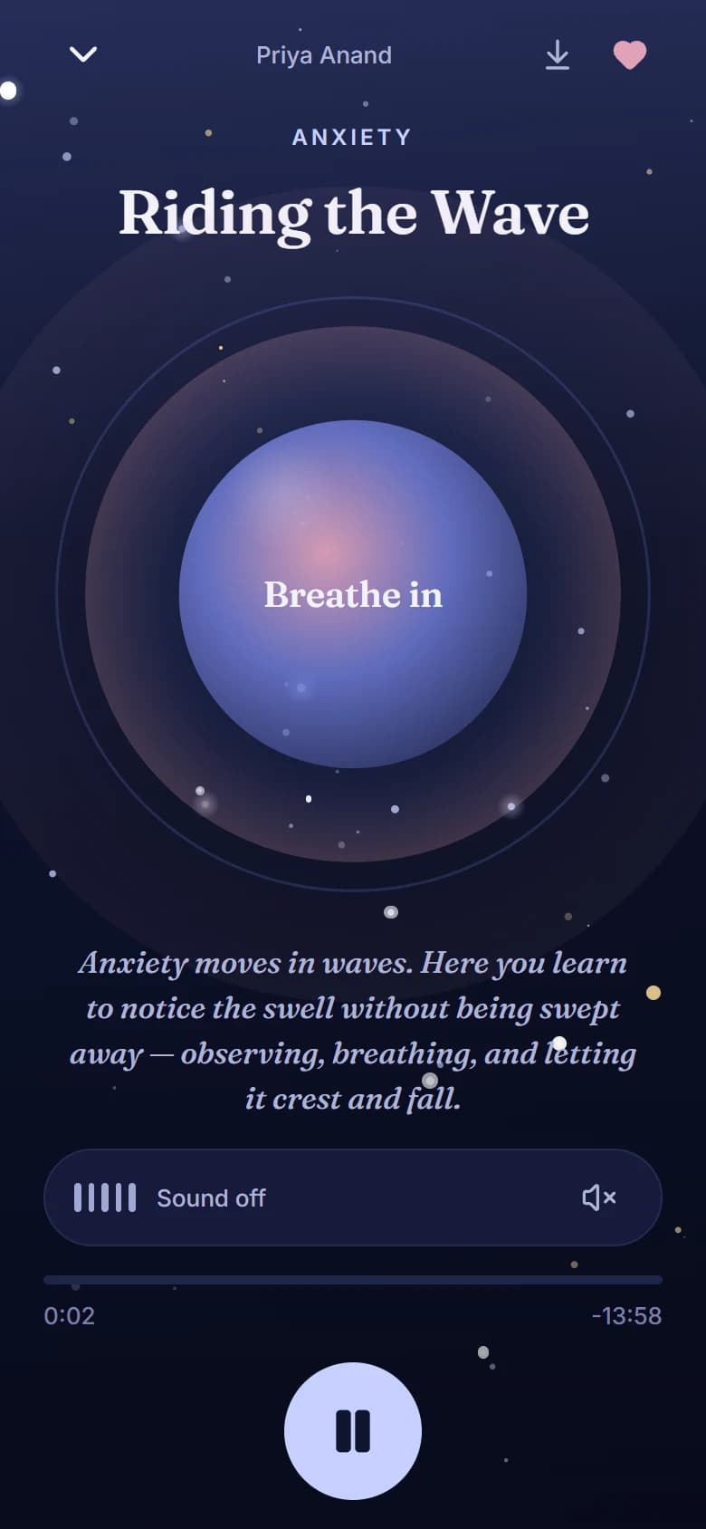 LULL — Meditation & Sleep App — screenshot