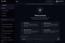LUMEN — AI Assistant / Chat UI preview