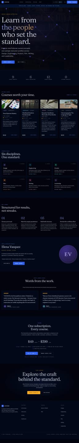 LYCEUM — Online Learning Platform preview