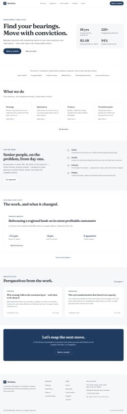 MERIDIAN — Management Consulting preview