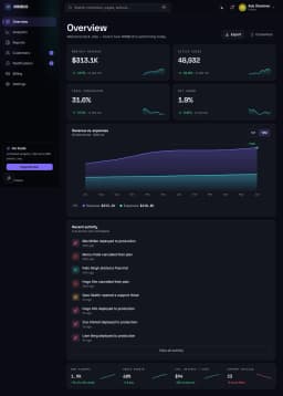 NIMBUS — SaaS Analytics Dashboard preview