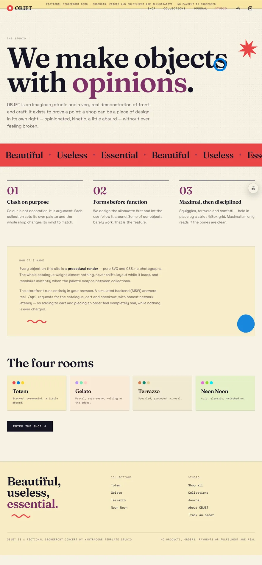 OBJET — Postmodern Design Objects - screenshot 6