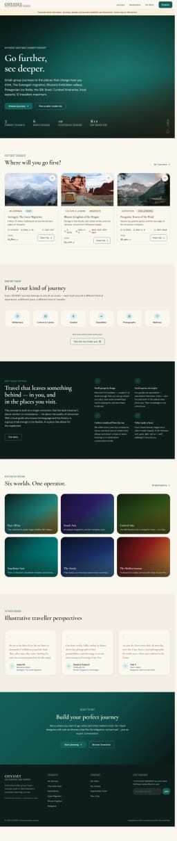 ODYSSEY — Tour Operator & Itineraries preview