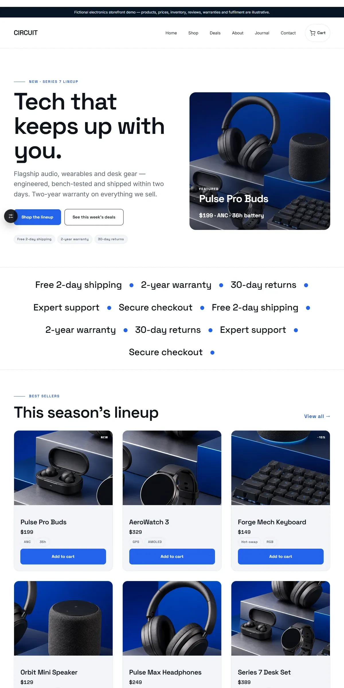 CIRCUIT — WooCommerce Electronics Theme - screenshot