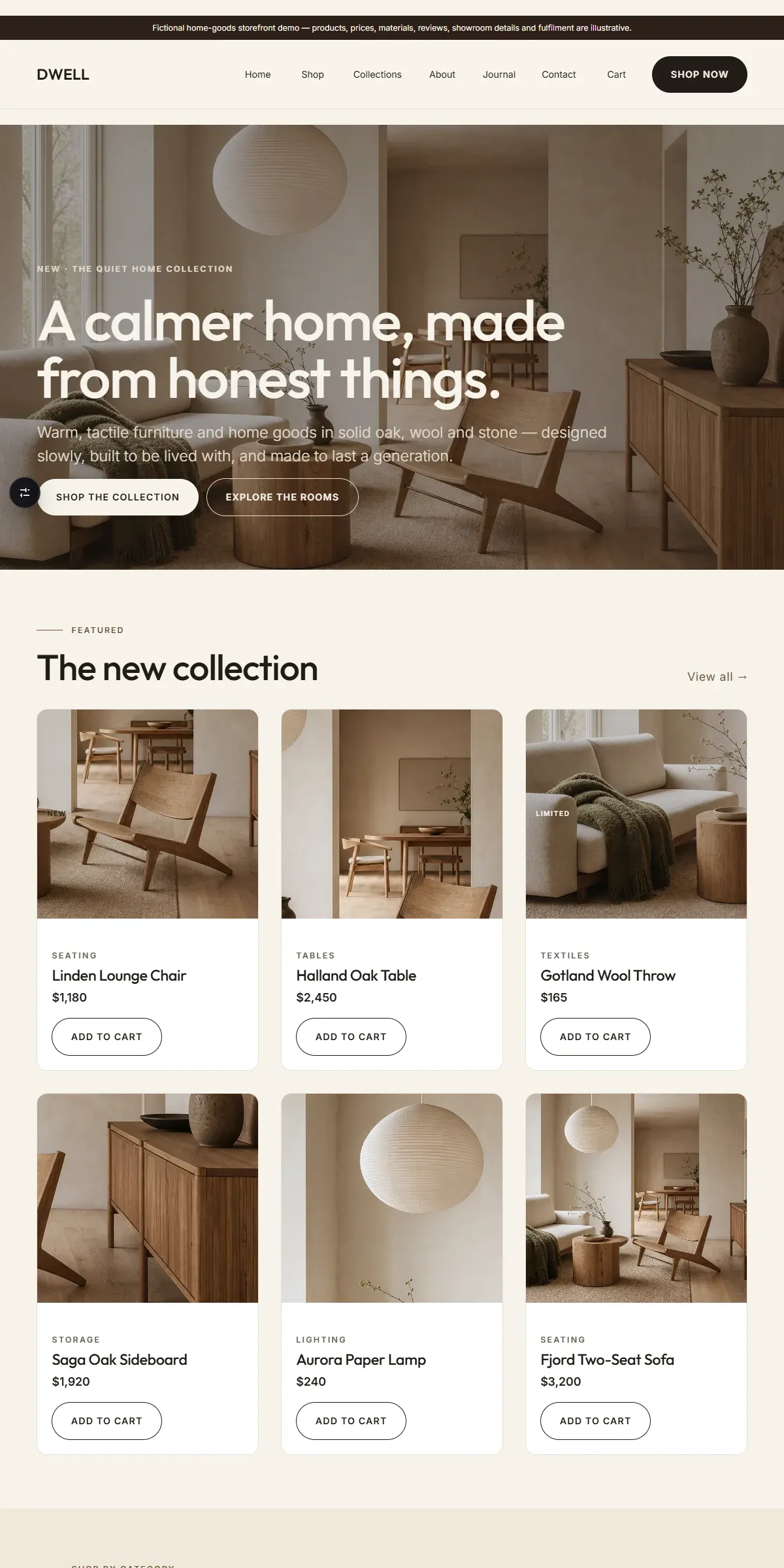 DWELL — WooCommerce Furniture & Home-Goods Theme - screenshot