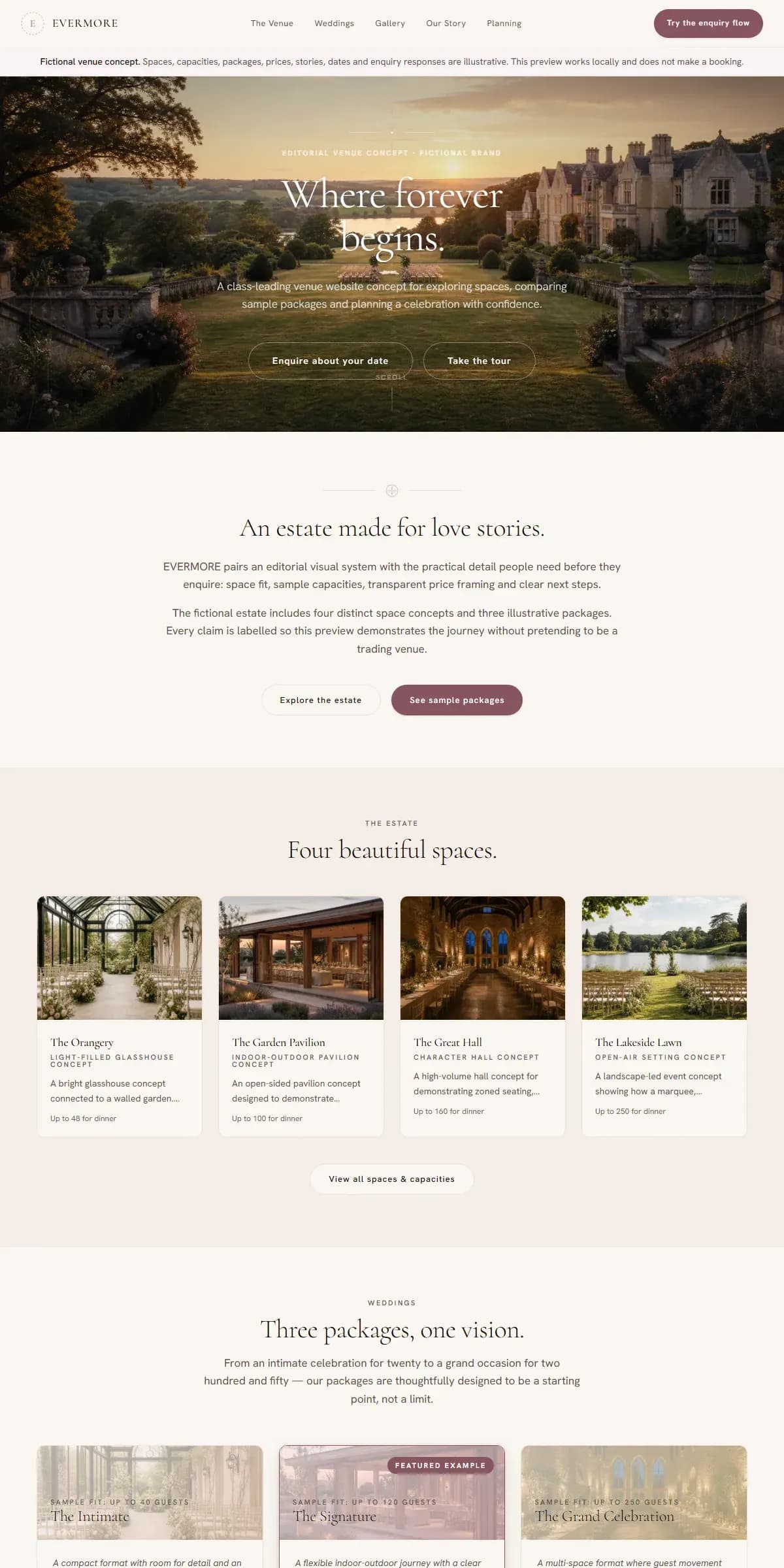 EVERMORE — Wedding Venue & Planner - screenshot