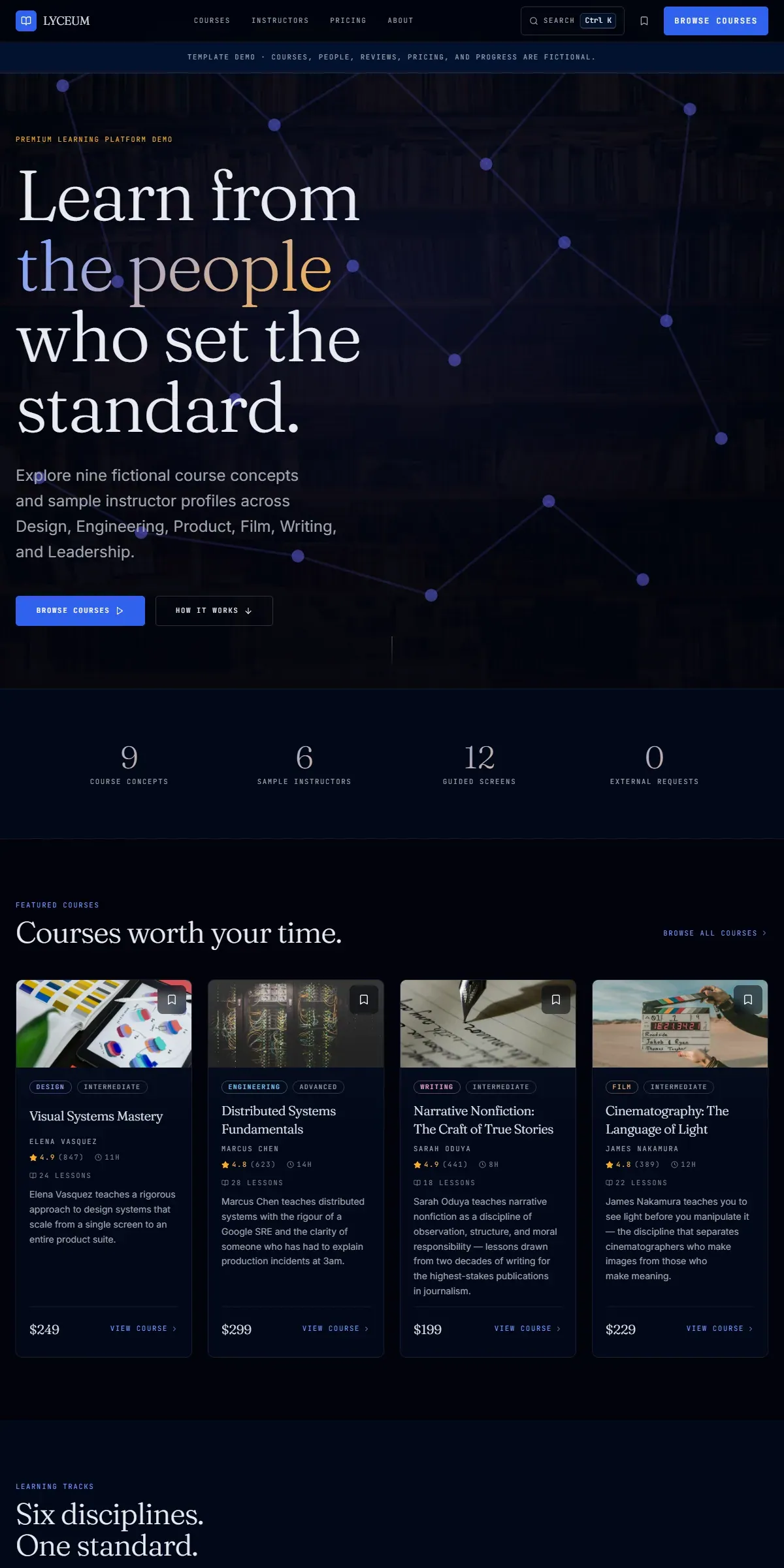 LYCEUM — Online Learning Platform - screenshot