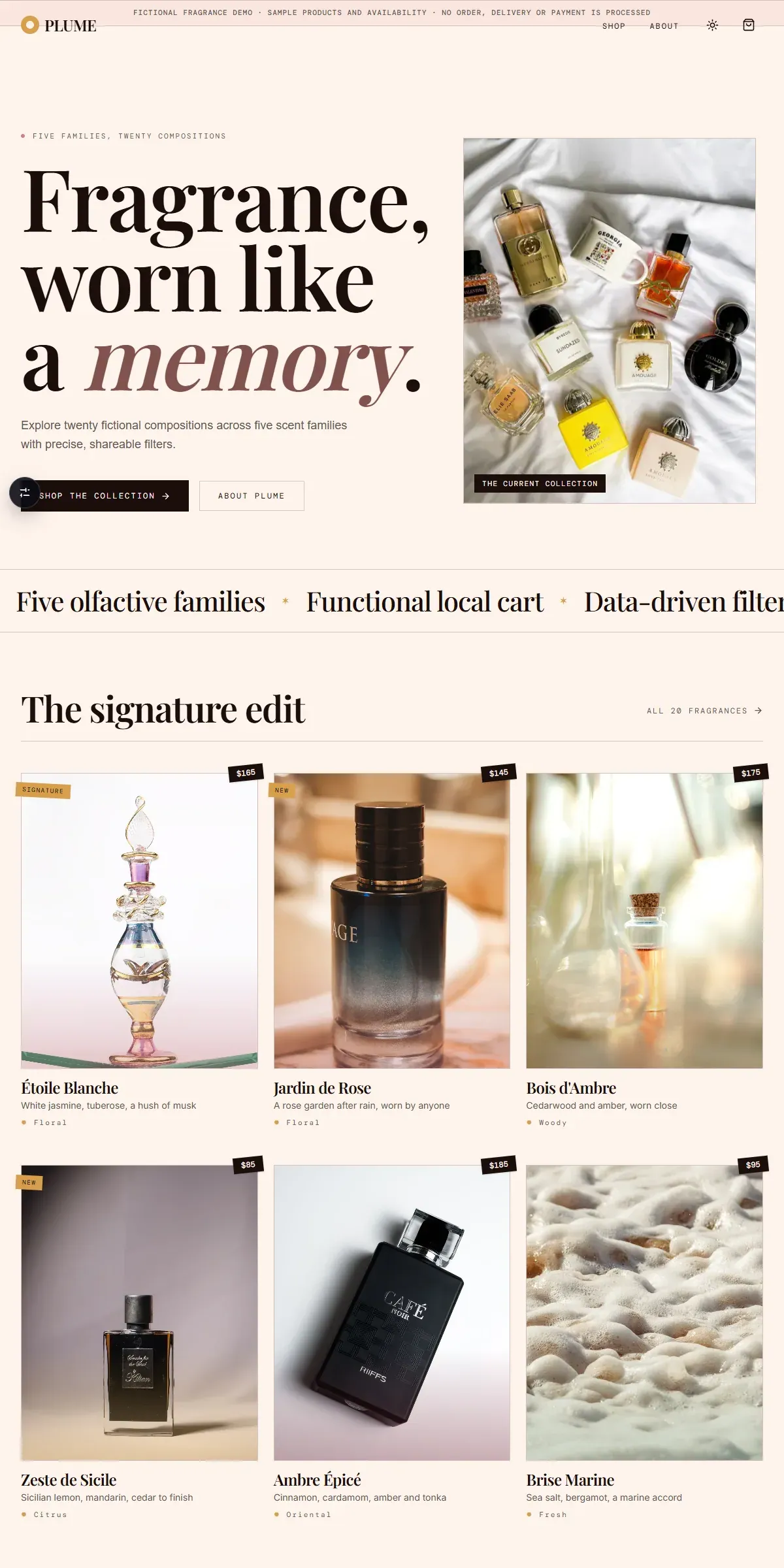 PLUME — Fragrance House - screenshot