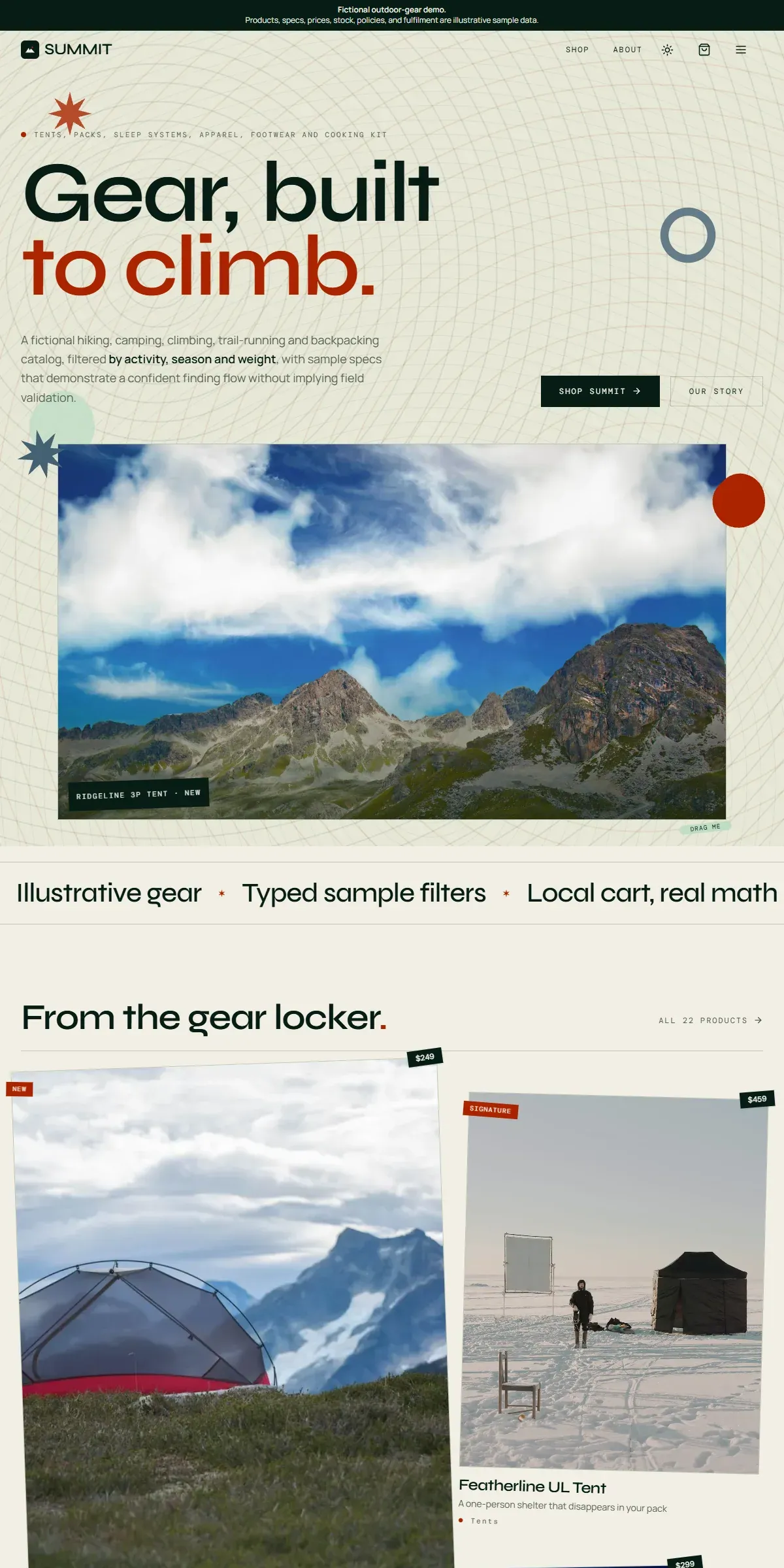 SUMMIT — Outdoor & Camping Gear - screenshot