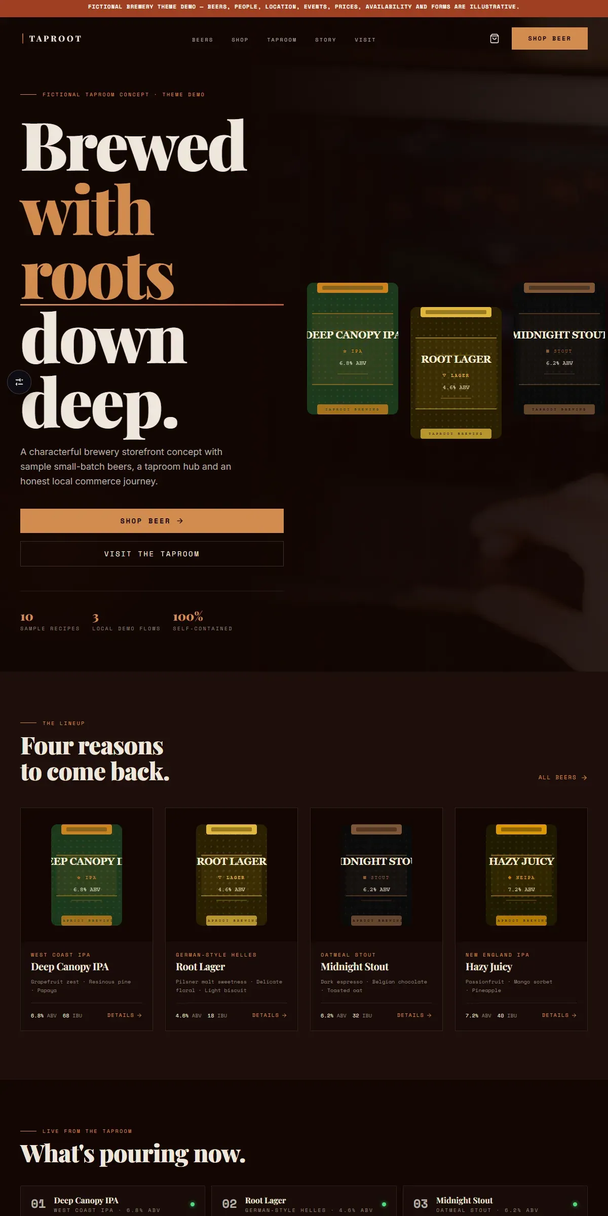 TAPROOT — Craft Brewery & Taproom - screenshot