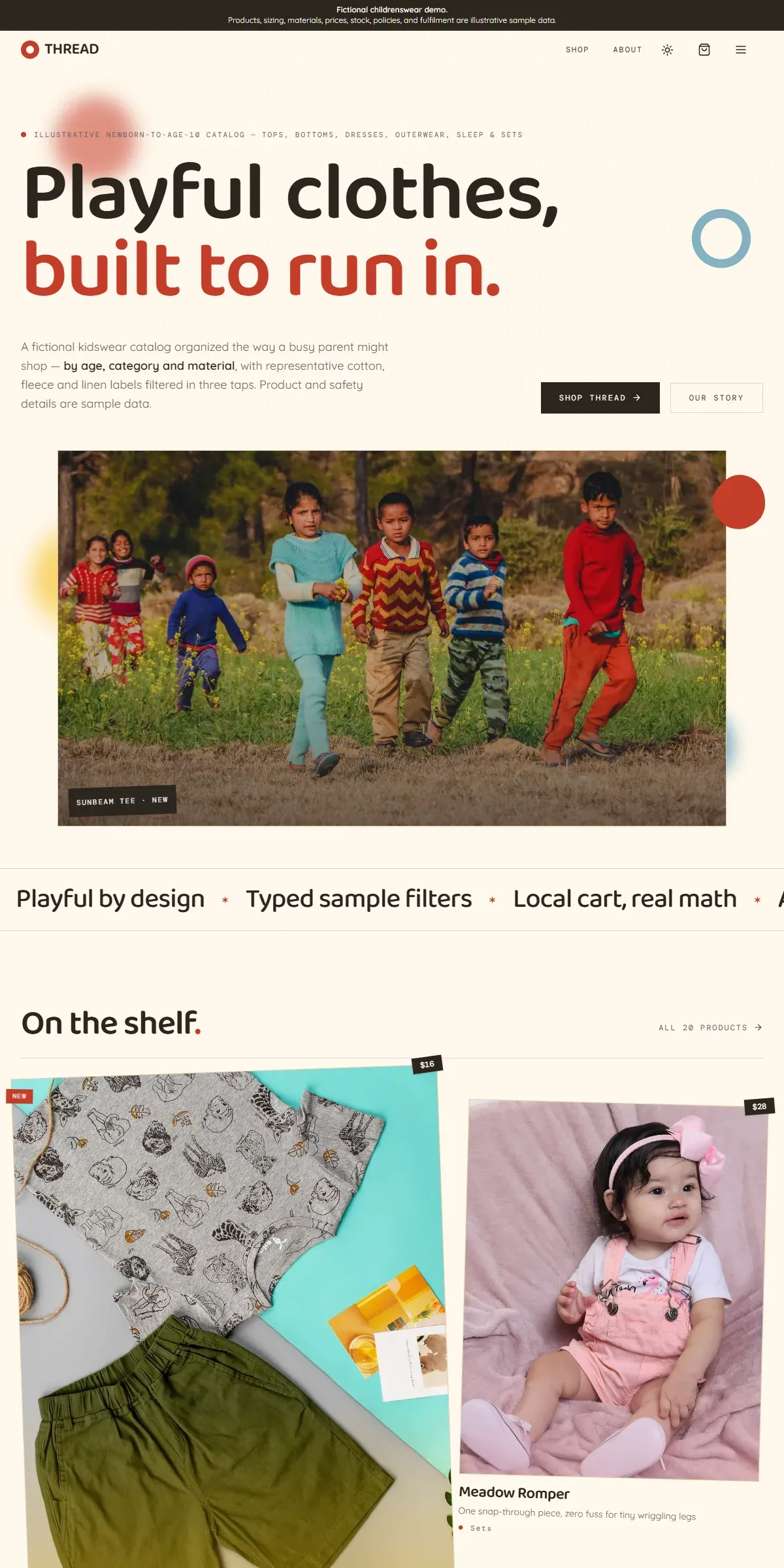 THREAD — Kids' Apparel - screenshot
