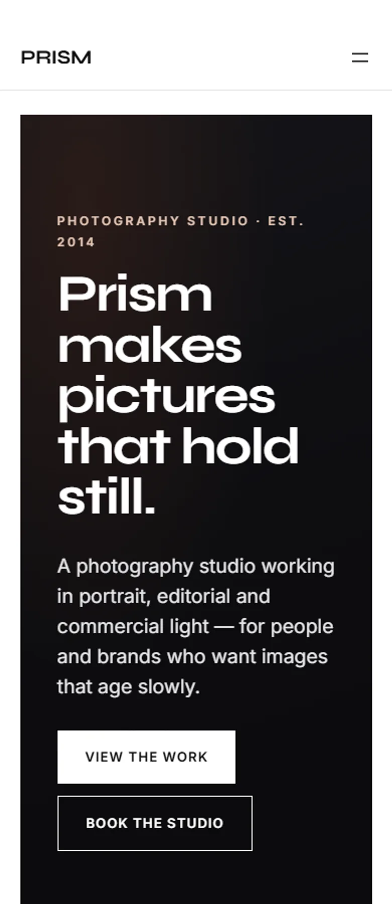 PRISM — WordPress Photography Theme — screenshot 6