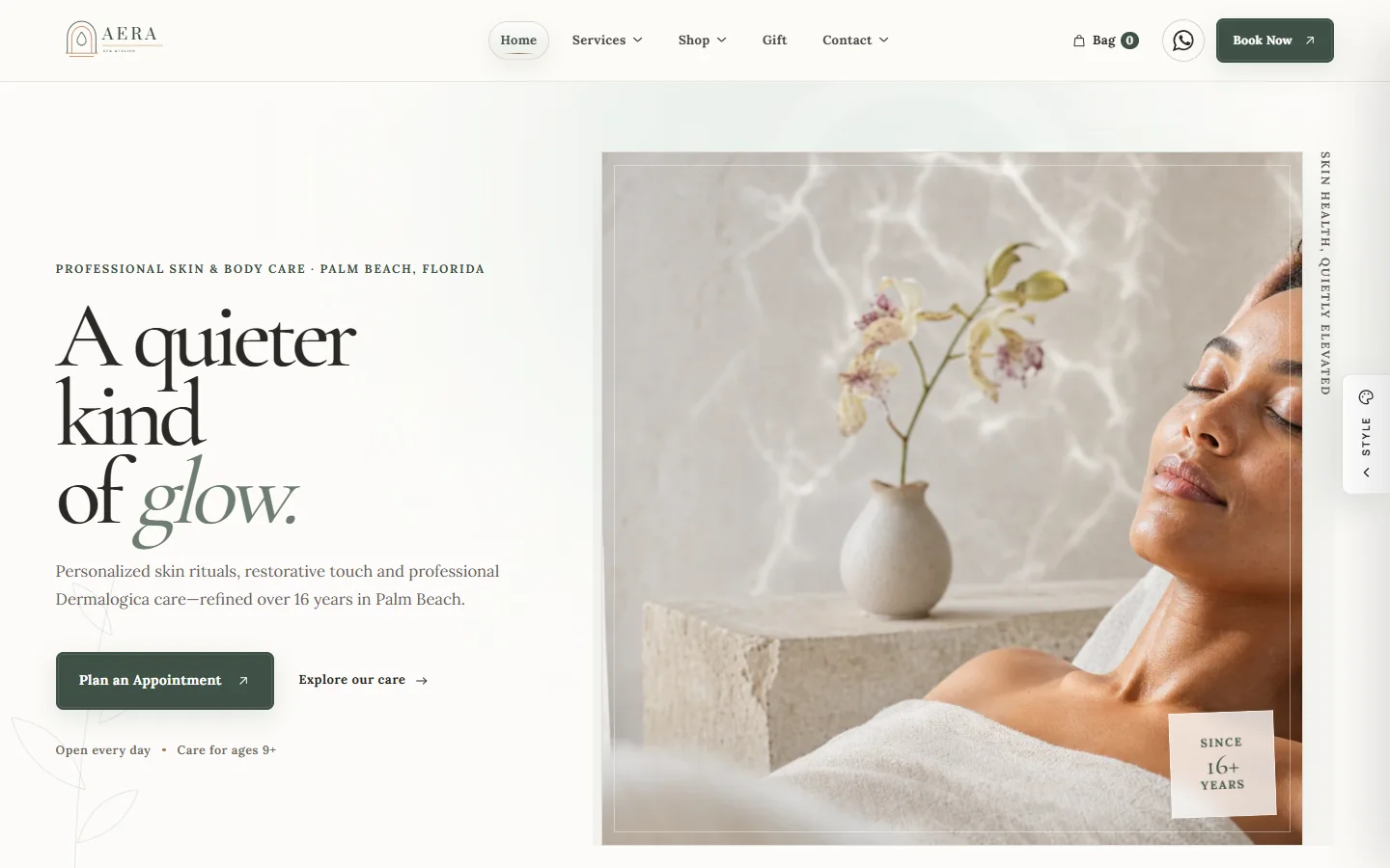 AERA — Spa Atelier - screenshot