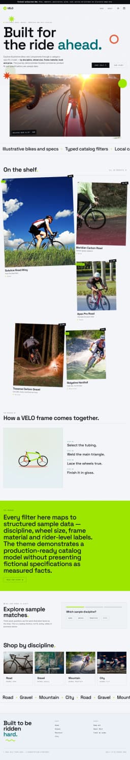 VELO — Performance Cycling preview