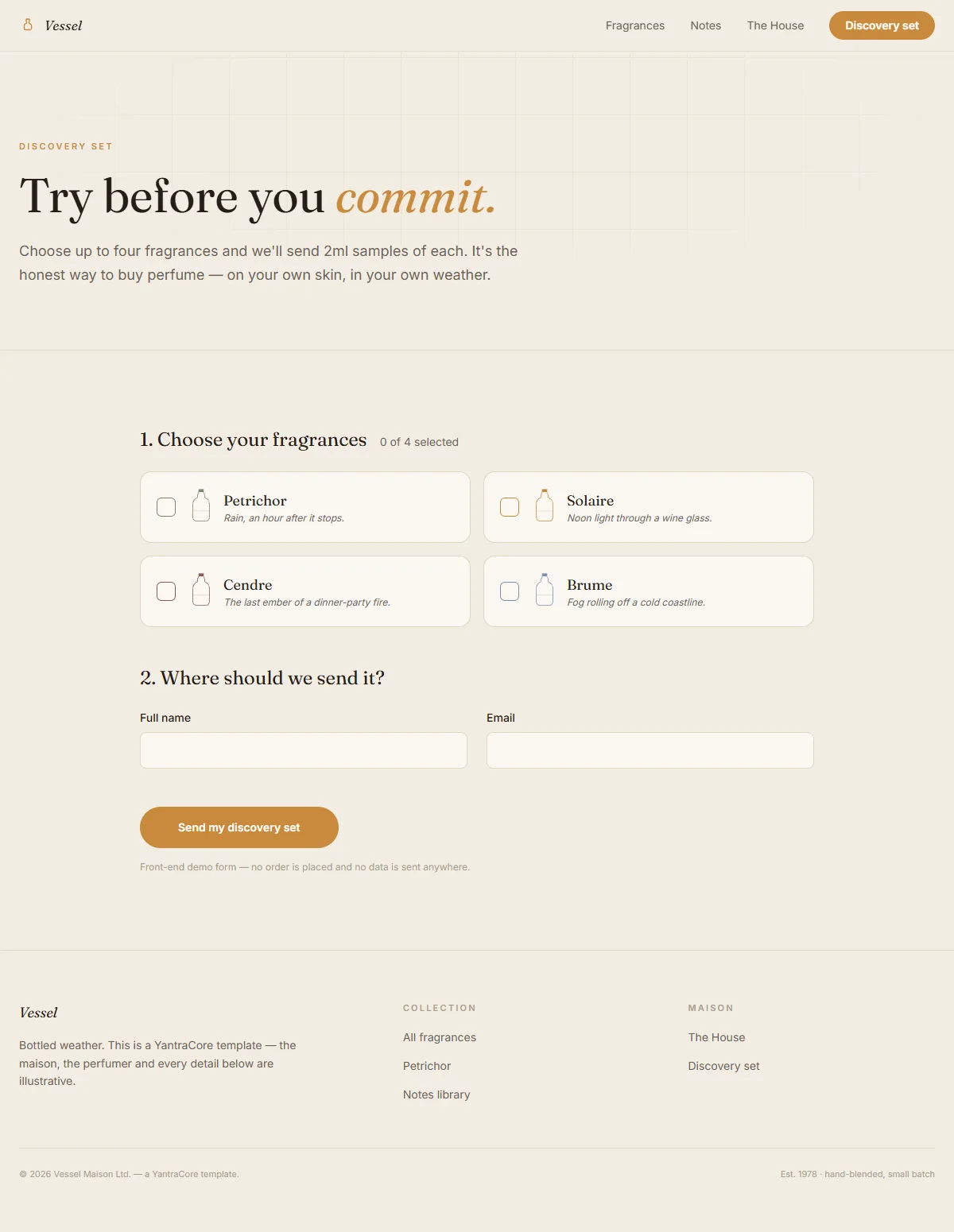 VESSEL — Prestige Fragrance House — screenshot 6