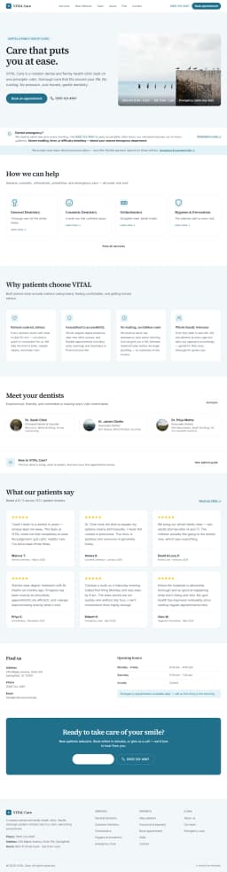 VITAL — Medical & Dental Clinic preview