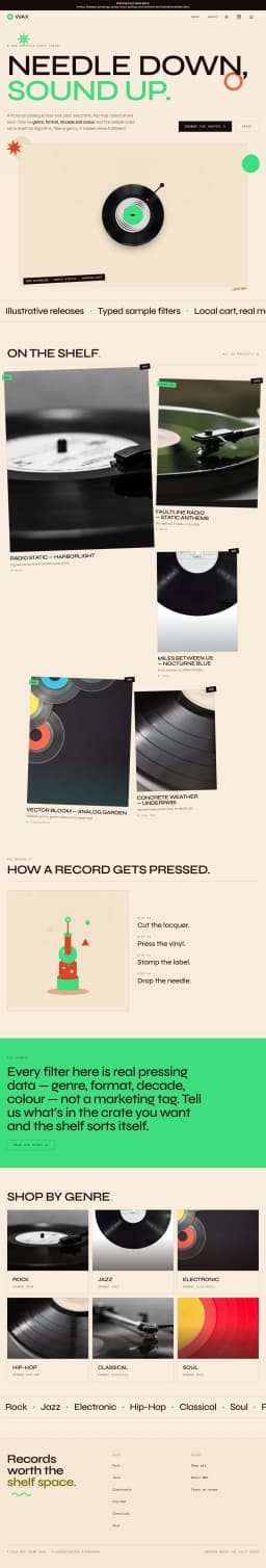 WAX — Vinyl Records preview
