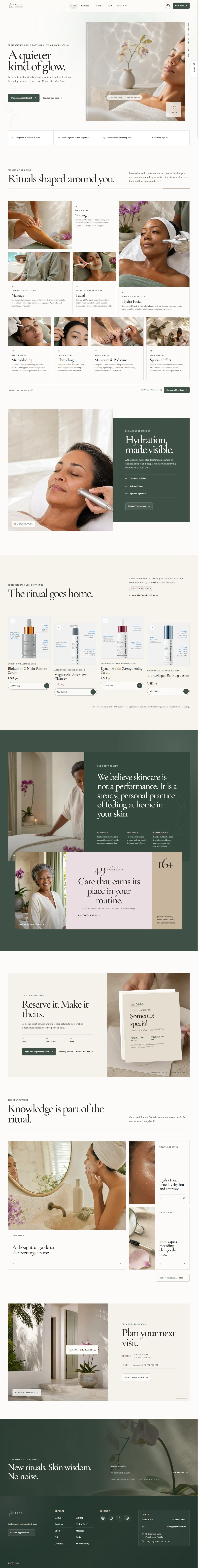 AERA spa website preview