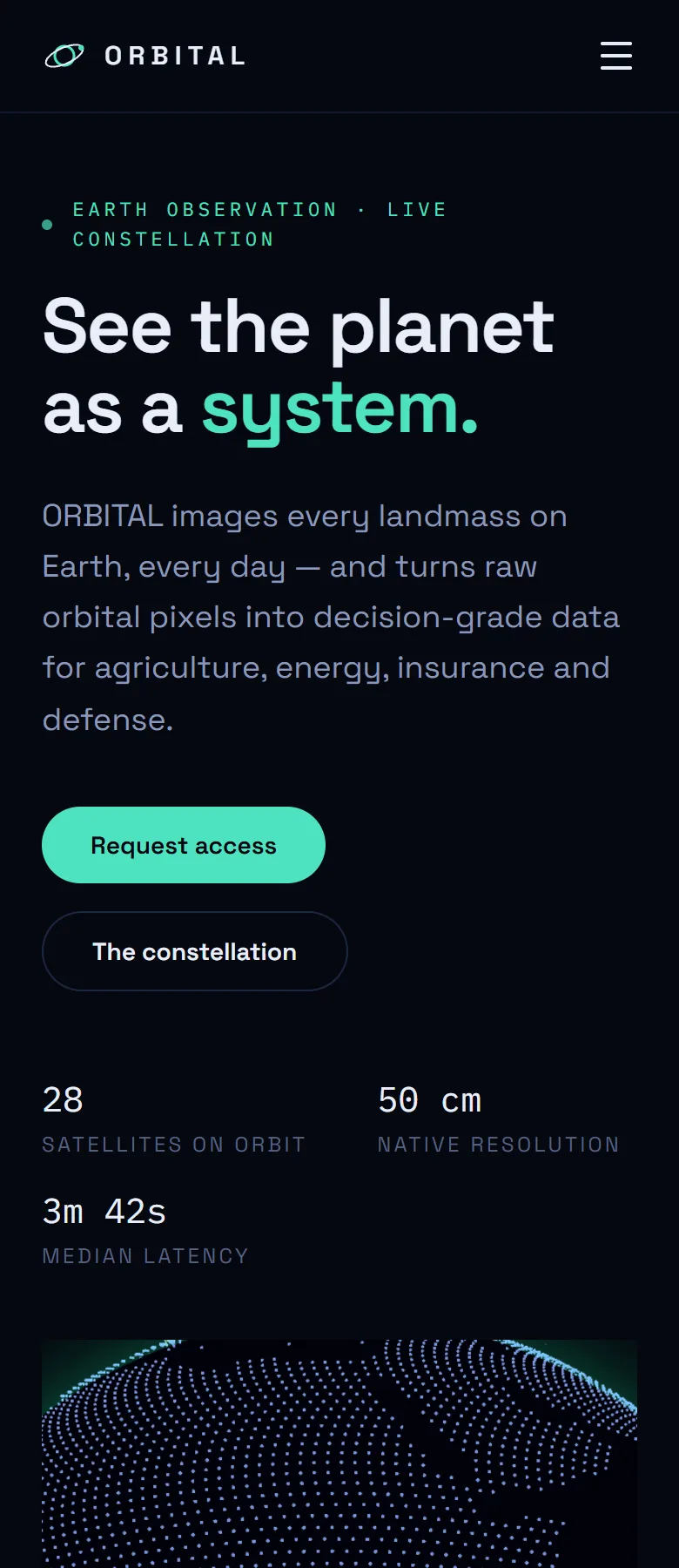 ORBITAL — Earth Observation Platform — screenshot 7
