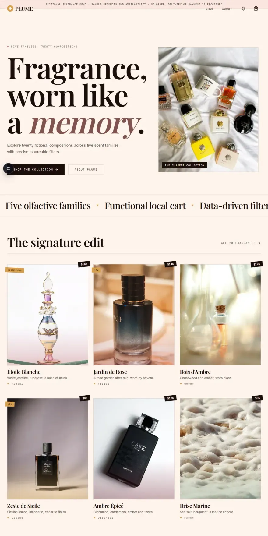 PLUME — Fragrance House - screenshot