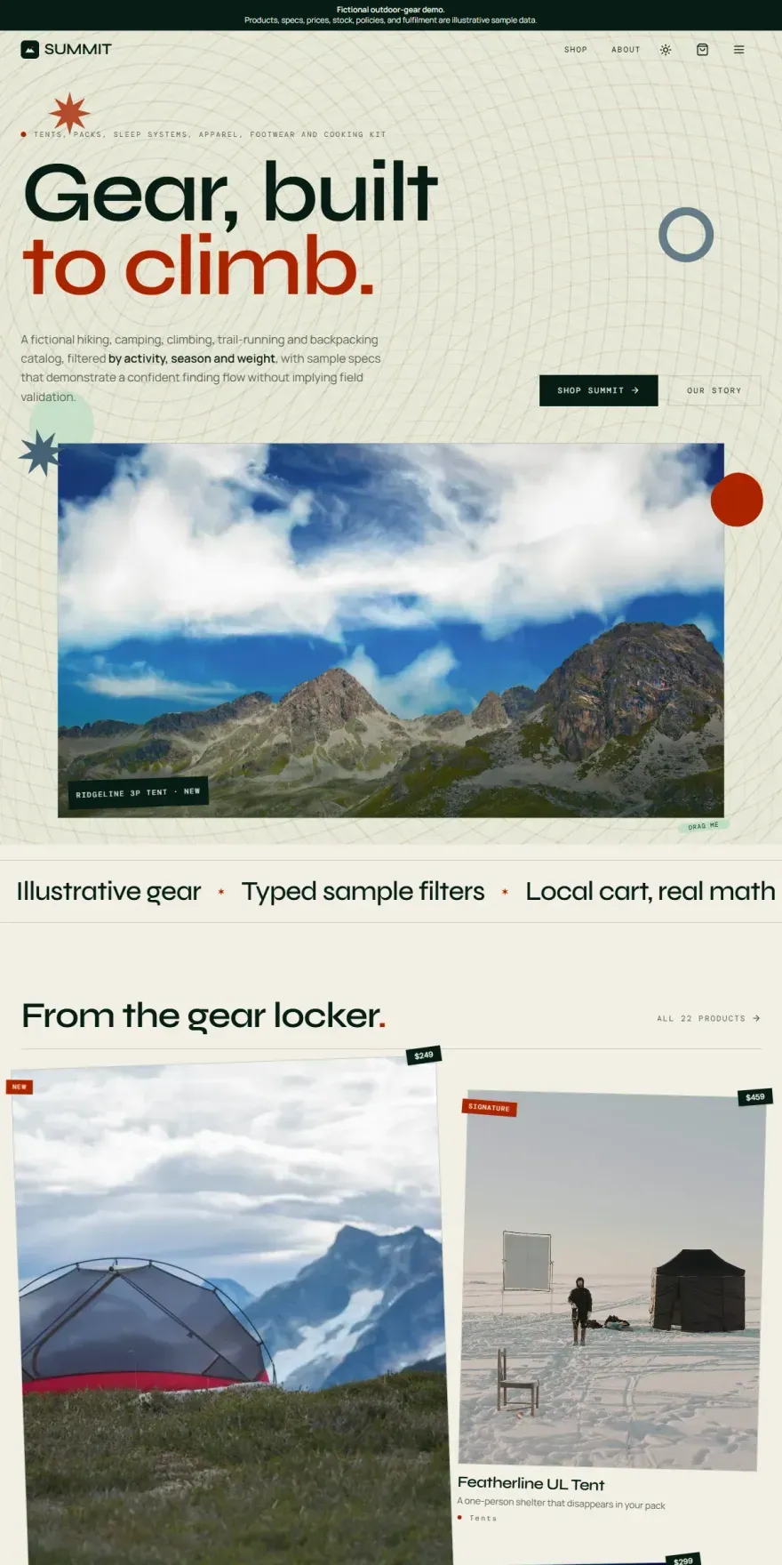 SUMMIT — Outdoor & Camping Gear - screenshot