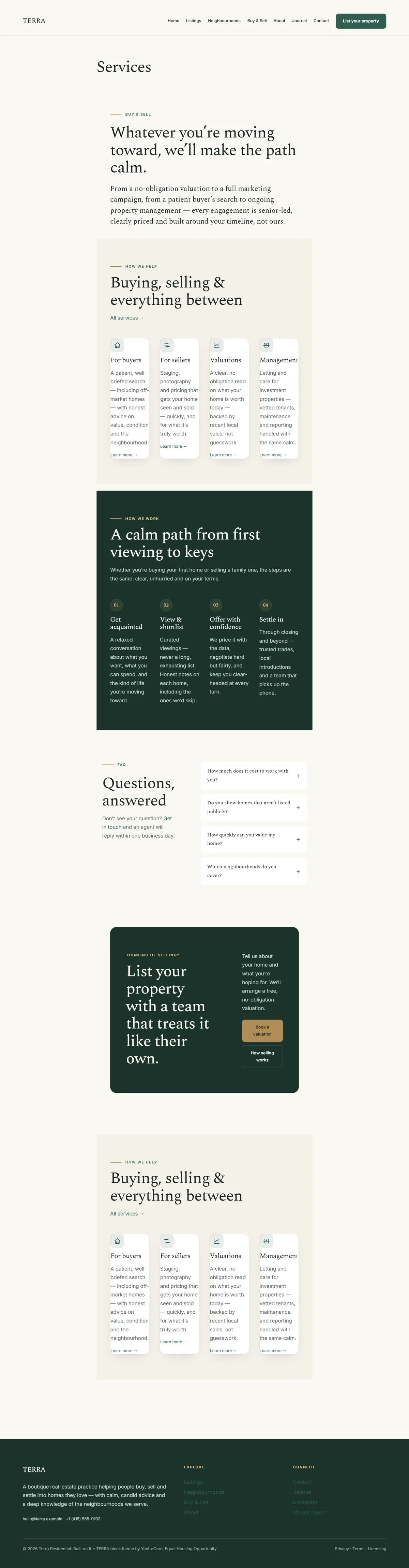 TERRA — WordPress Real-Estate Theme — screenshot 6