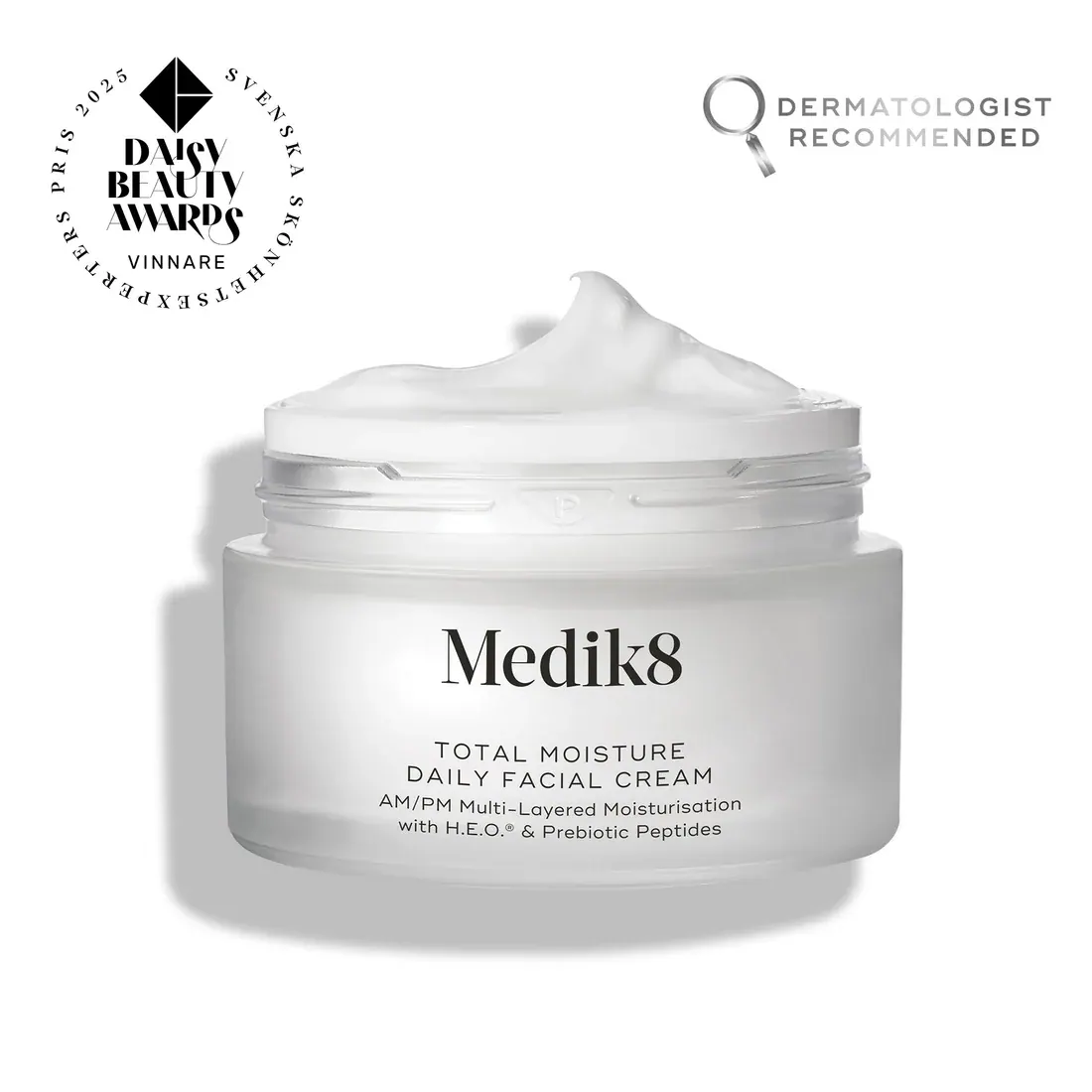 Medik8 Total Moisture Daily Facial Cream, 50 ml, manufacturer product photograph