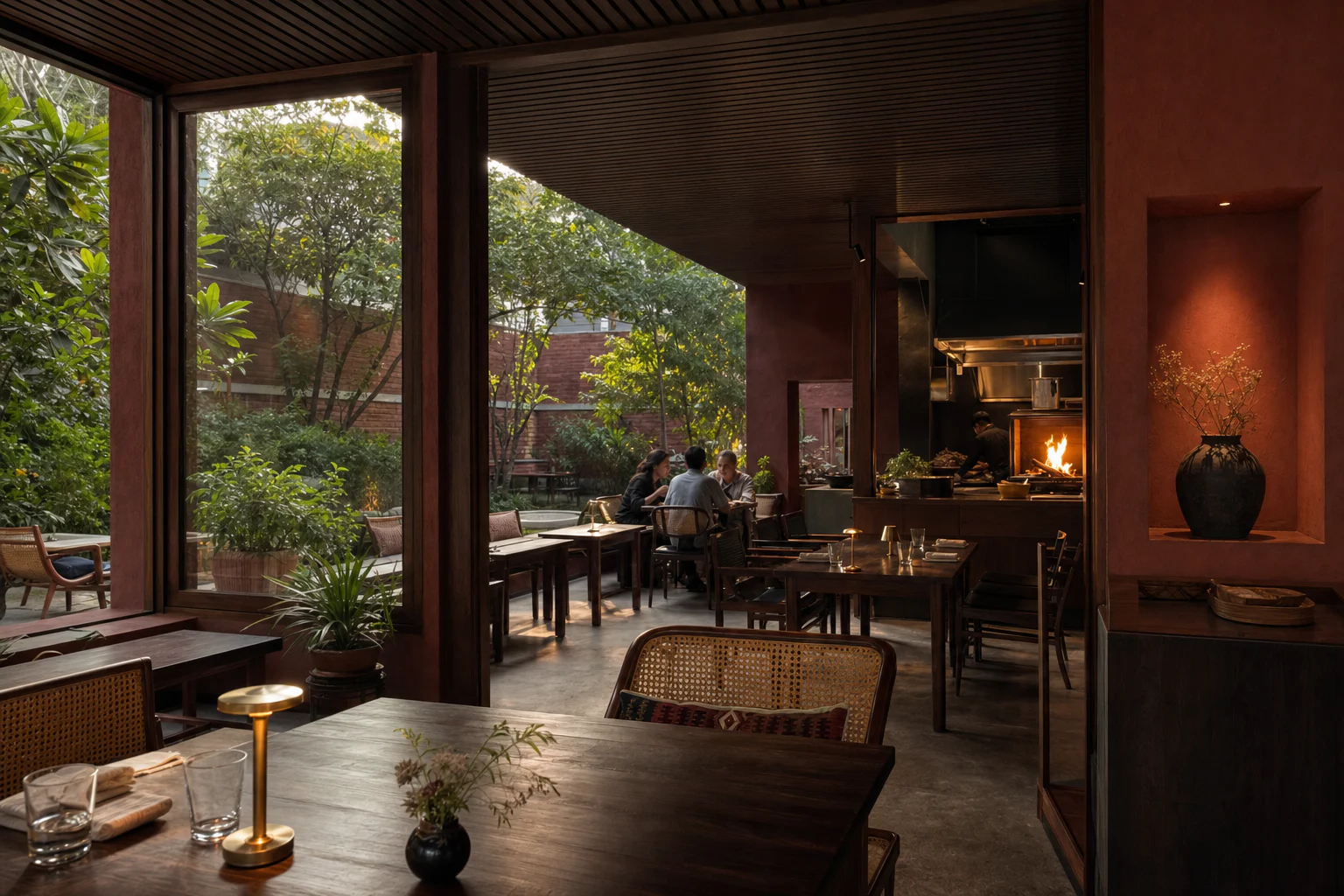 Lazimpat BRASA dining room