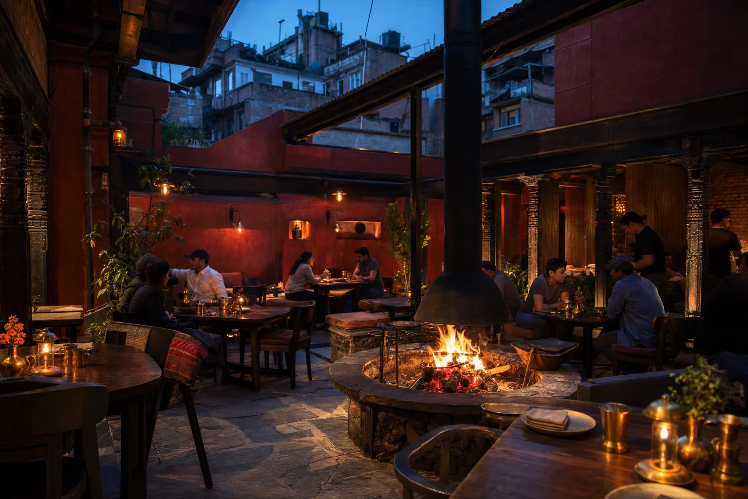 Thamel BRASA dining room
