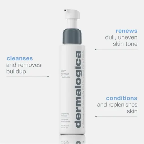 daily glycolic cleanser professional skincare product