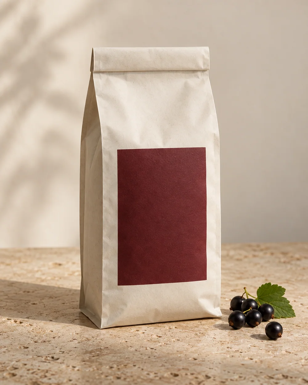 Unlabelled coffee bag representing Kenya Nyeri Thiriku