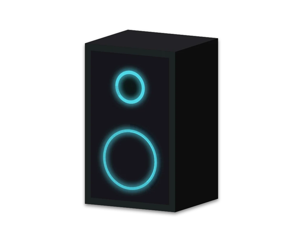 Obelisk — Desktop speaker in Graphite