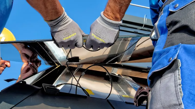 Solar installation at Riverdale Townhome Community, Vancouver, WA