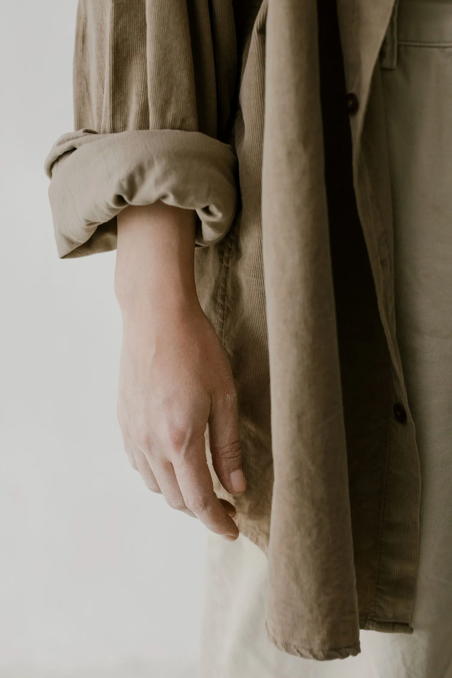 A sleeve detail from the collection