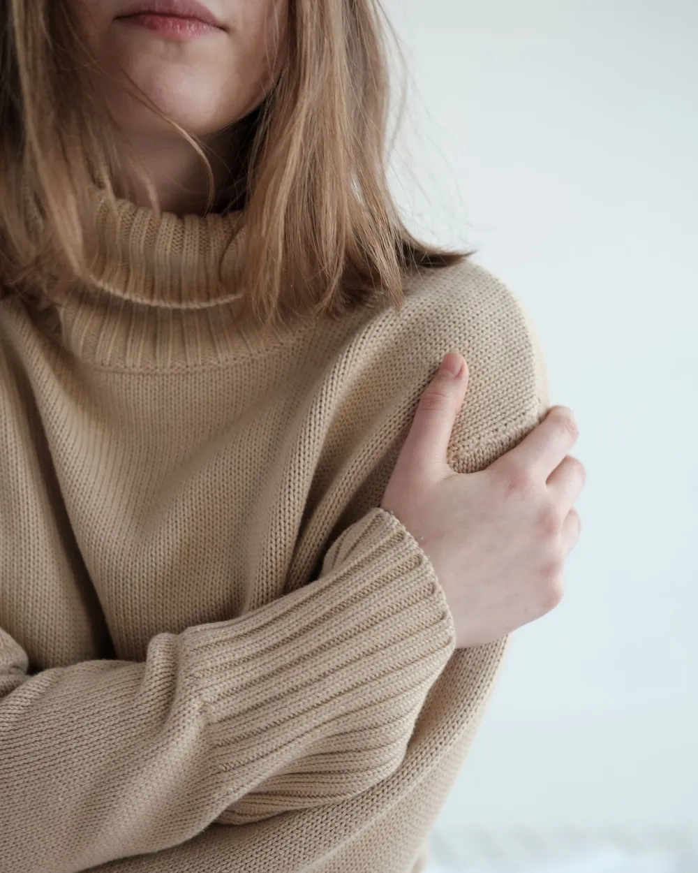 Oat Bouclé Knit — Alpaca bouclé, boxy