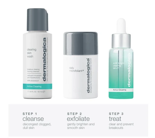 clear and brighten kit professional skincare product