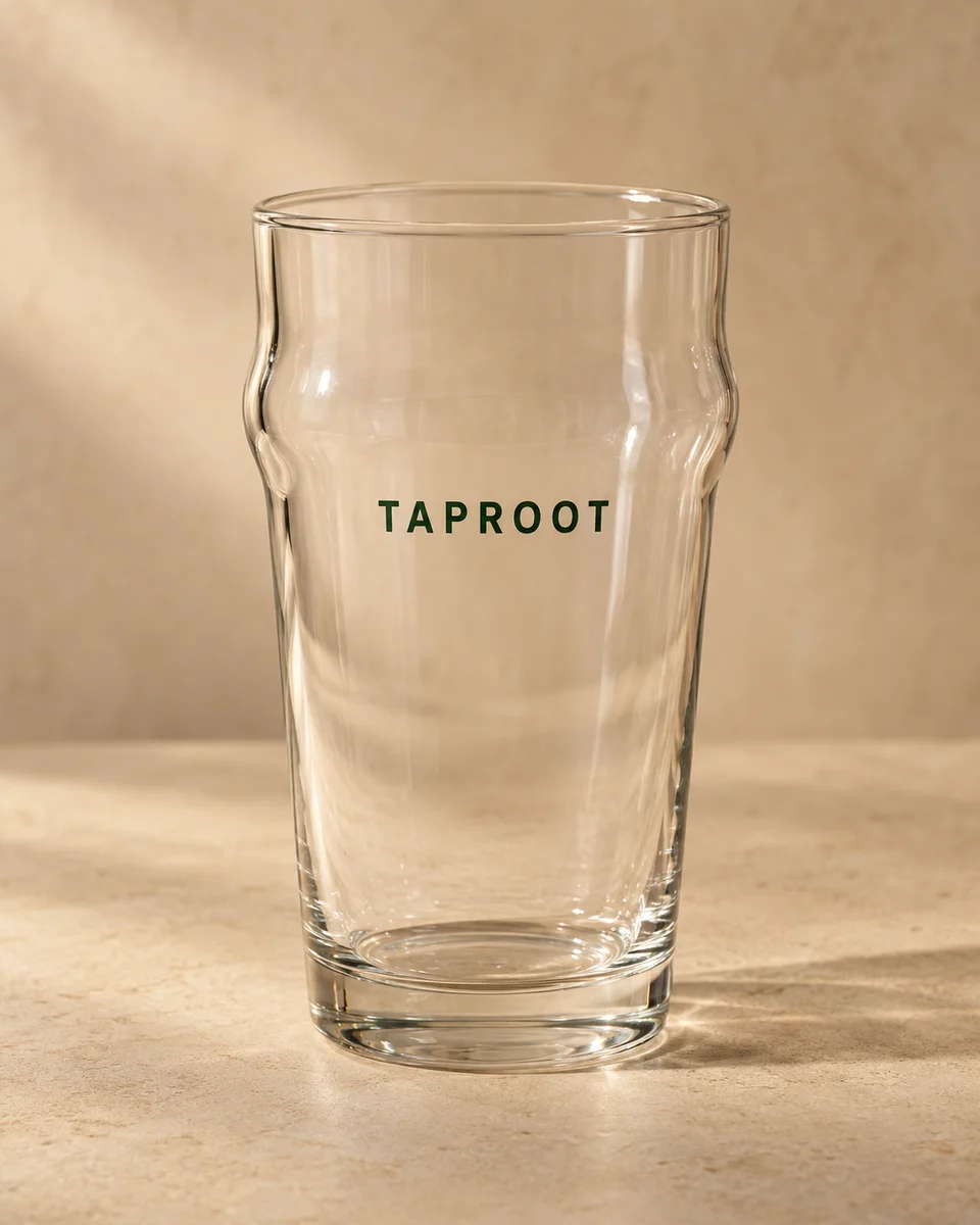Taproot Nonic Pint Glass