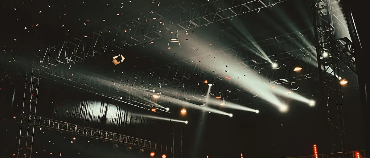 TIMBRE performing live under stage lights