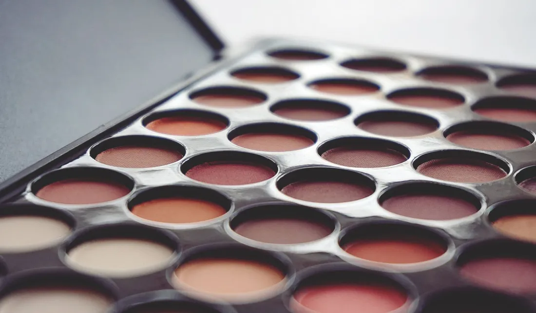 An assorted-shade eyeshadow palette