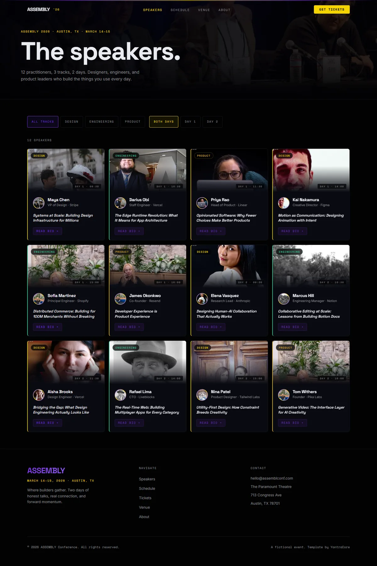 ASSEMBLY — Conference & Event screenshot 4